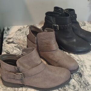 Stylish Mens Ankle Boots - Black and Brown